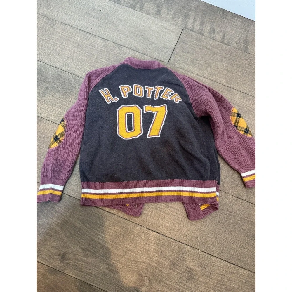 Harry Potter Cardigan Sweater Toddler 2T‎ Maroon Gryffindor H Potter 07 Varsity